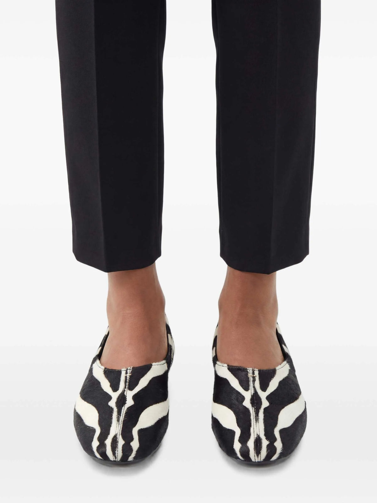 Khaite - Jane Animal-print Ballet Flats