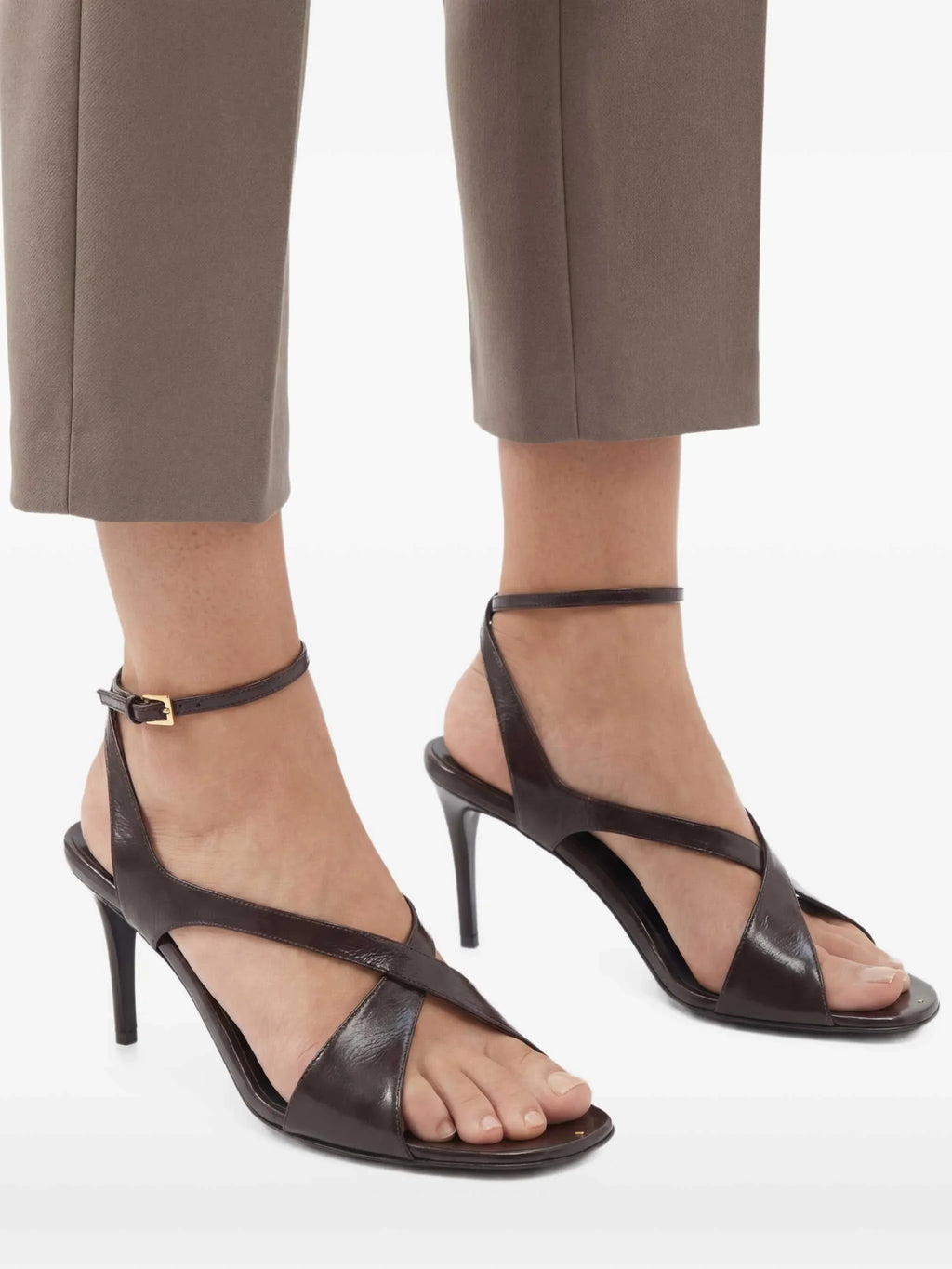 Khaite - Liria Ankle Strap Sandals