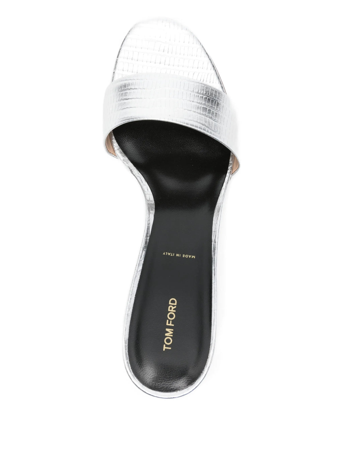 Tom Ford - Metallic-finish Leather Sandals