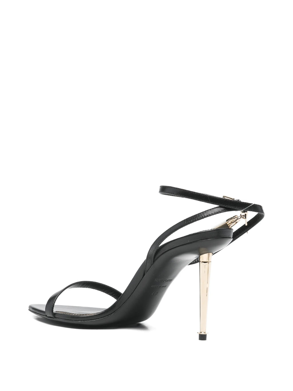 Tom Ford - Pointed-toe Padlock Heeled Sandals