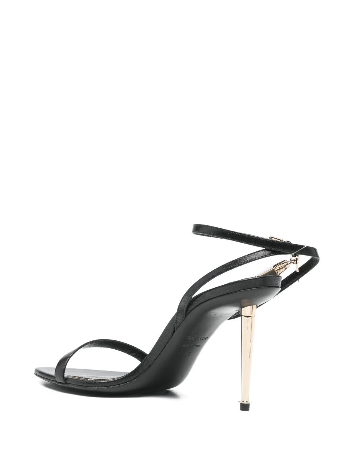 Tom Ford - Pointed-toe Padlock Heeled Sandals