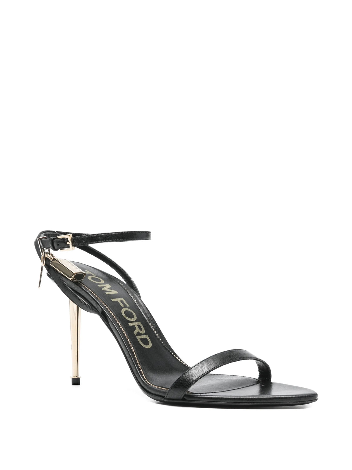 Tom Ford - Pointed-toe Padlock Heeled Sandals