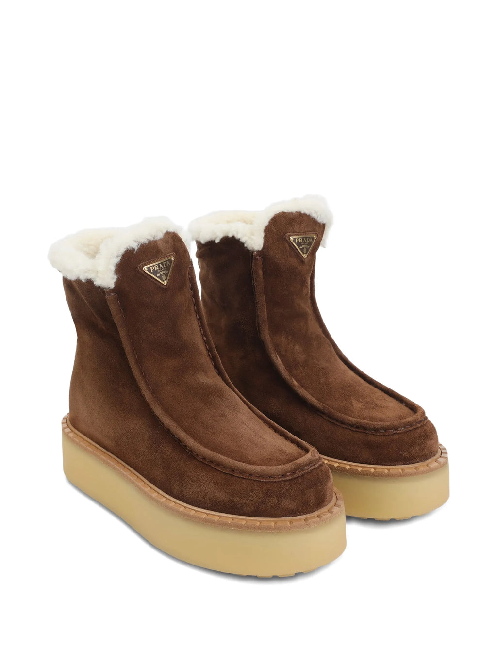 Prada - Suede Ankle Boots