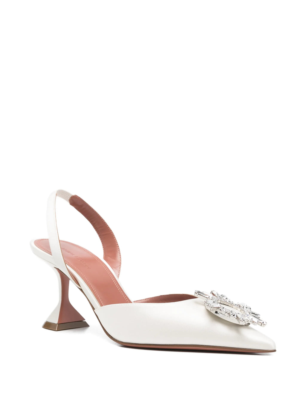 Amina Muaddi - Begum Embellished Slingback Pumps