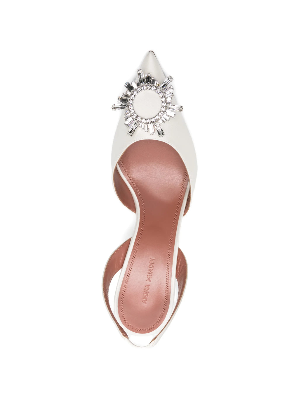 Amina Muaddi - Begum Embellished Slingback Pumps