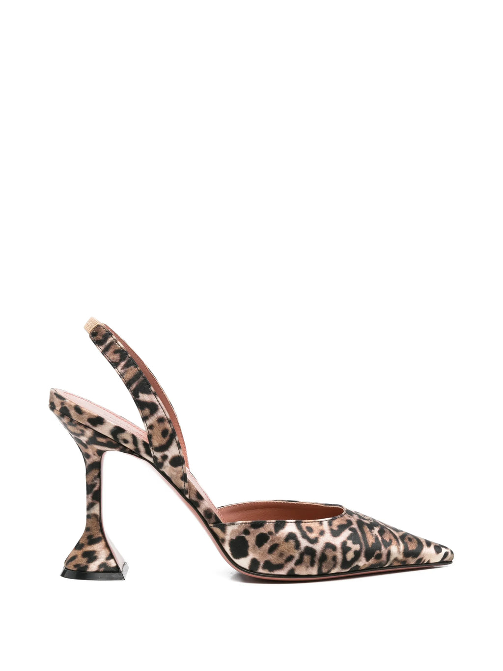 Amina Muaddi - Holli Leopard Slingback Pumps