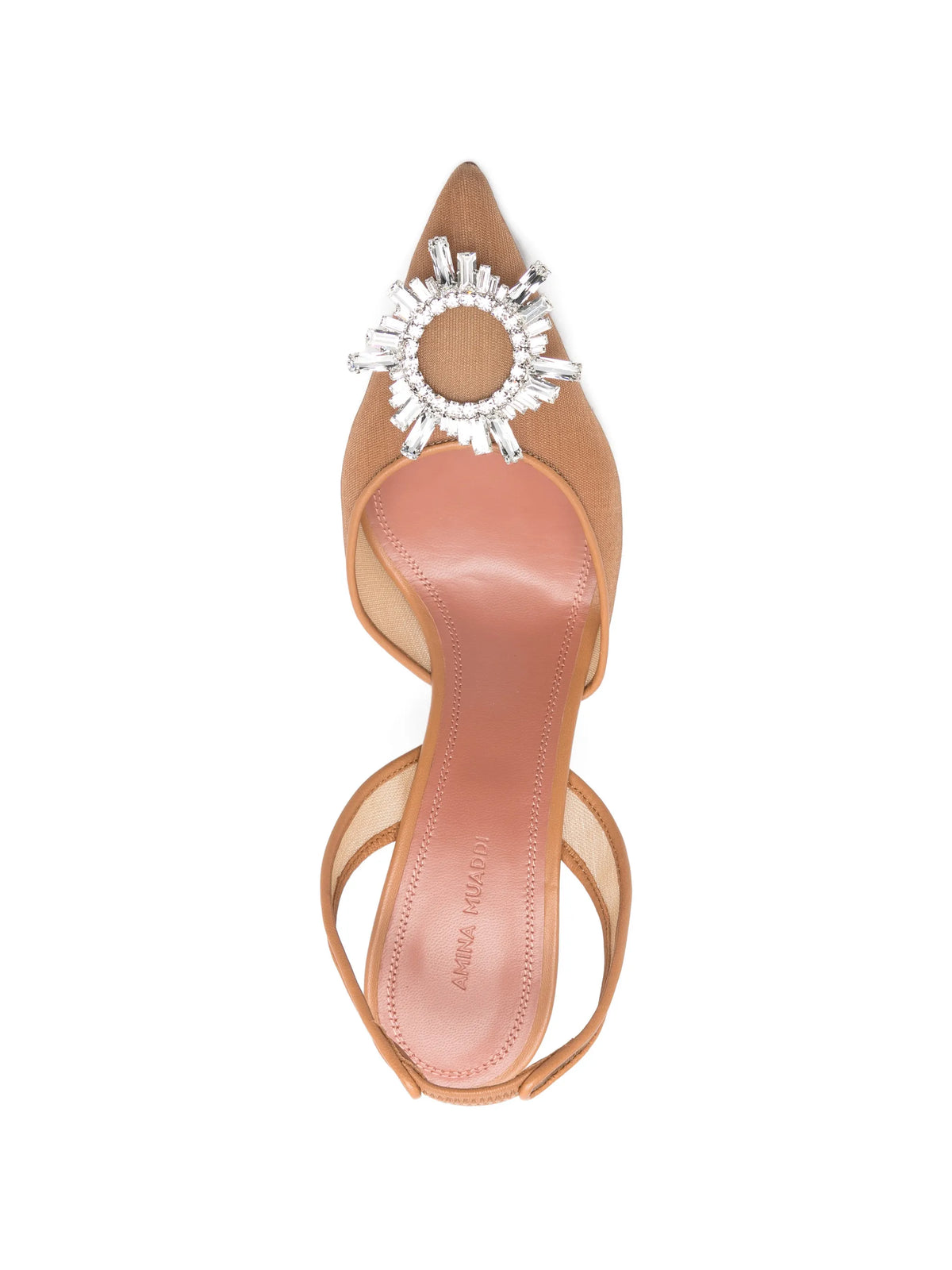 Amina Muaddi - Begum Point-toe Slingback Pumps
