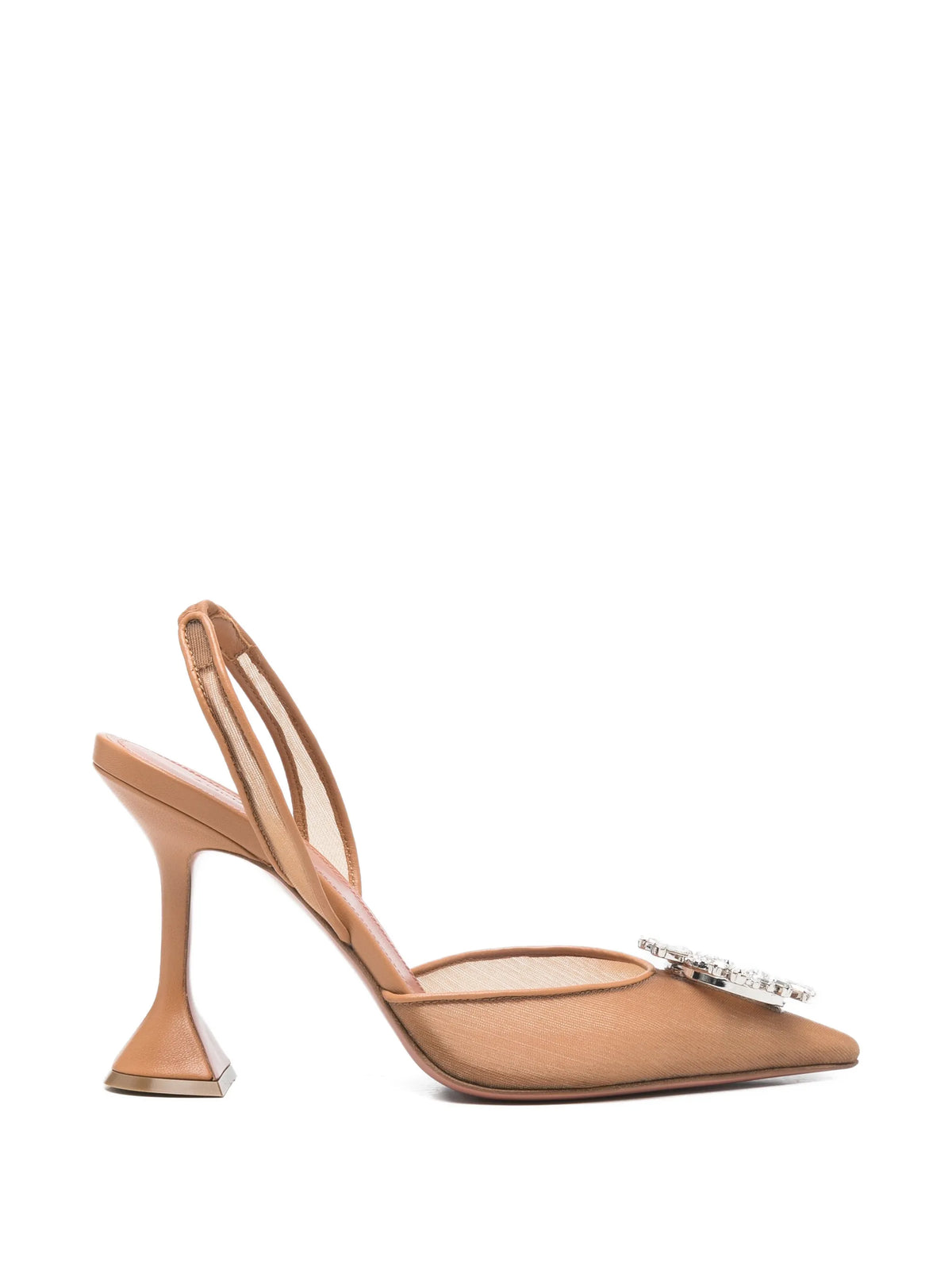 Amina Muaddi - Begum Point-toe Slingback Pumps