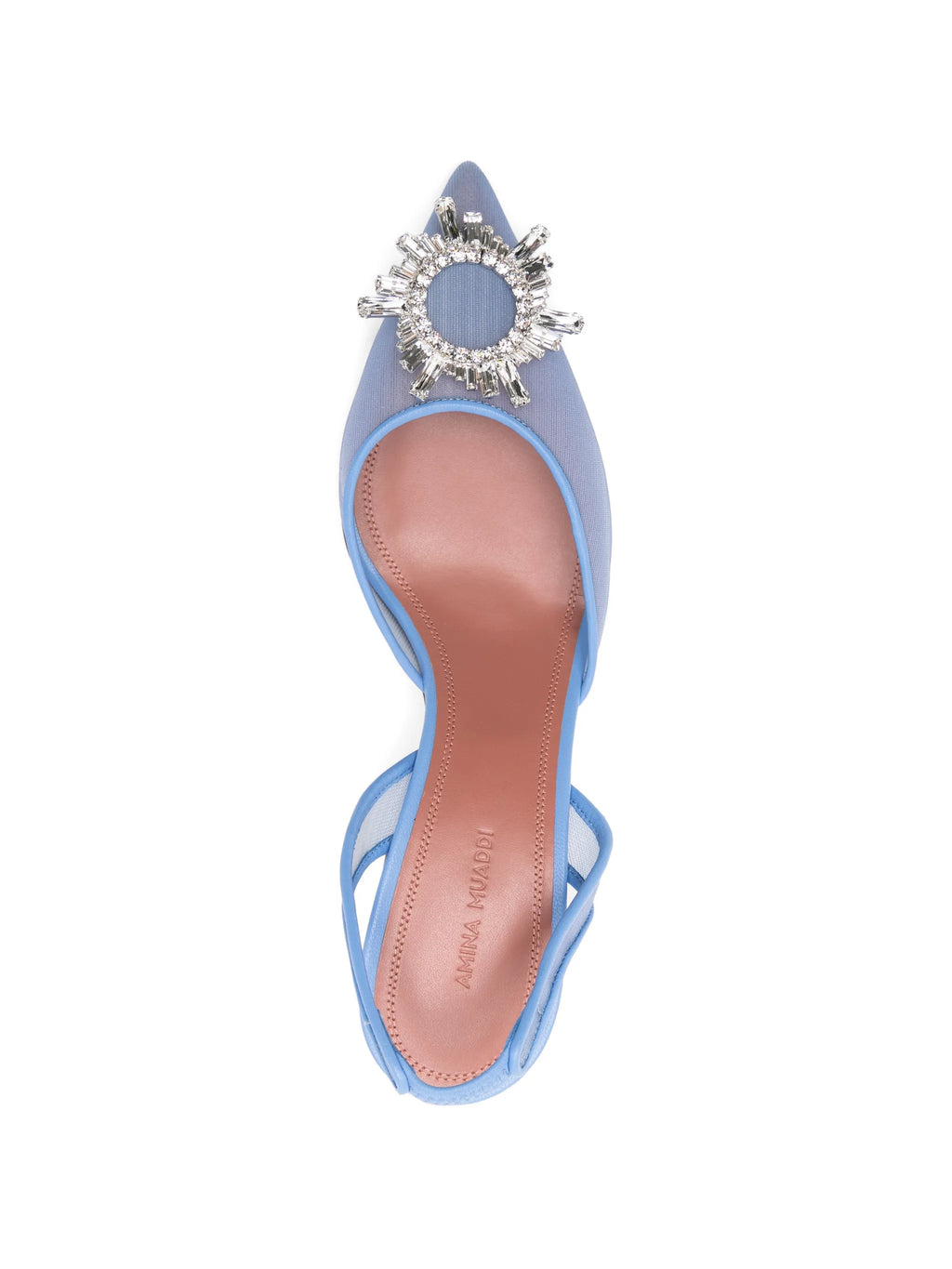 Amina Muaddi - Begum Mesh Slingback Pumps