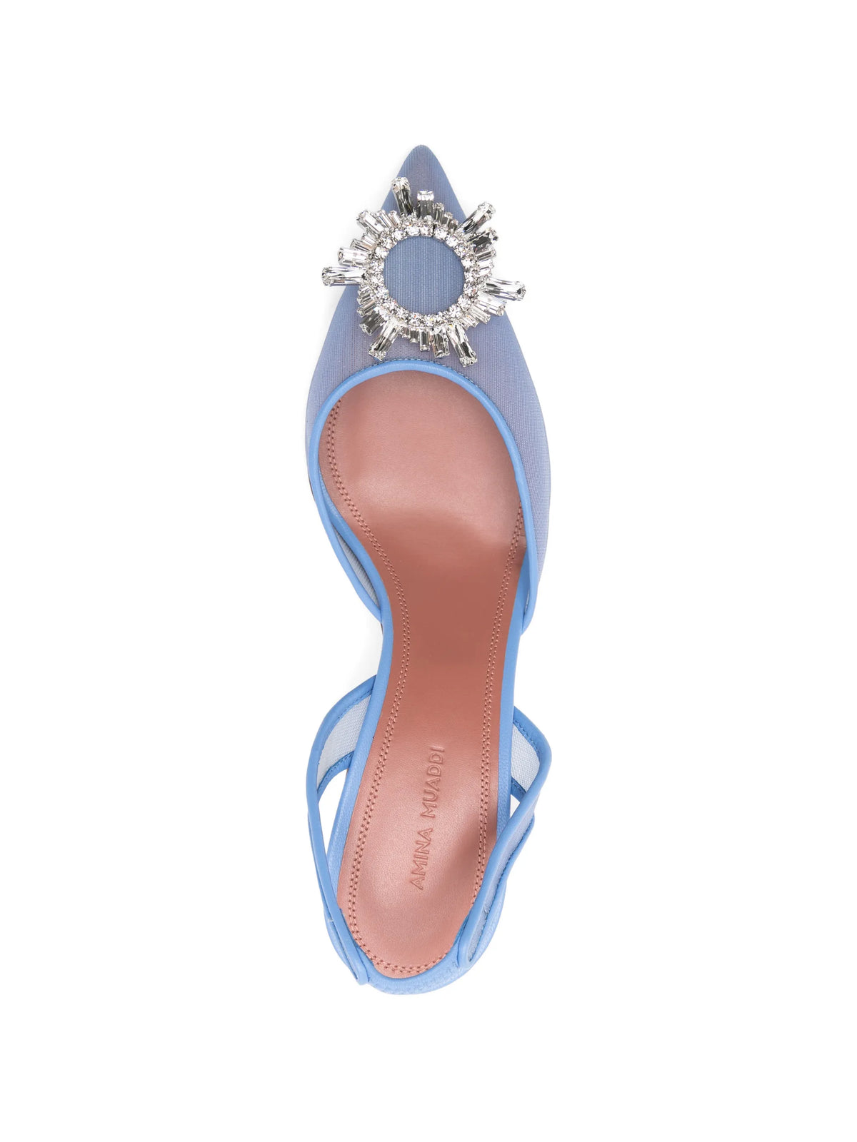 Amina Muaddi - Begum Mesh Slingback Pumps