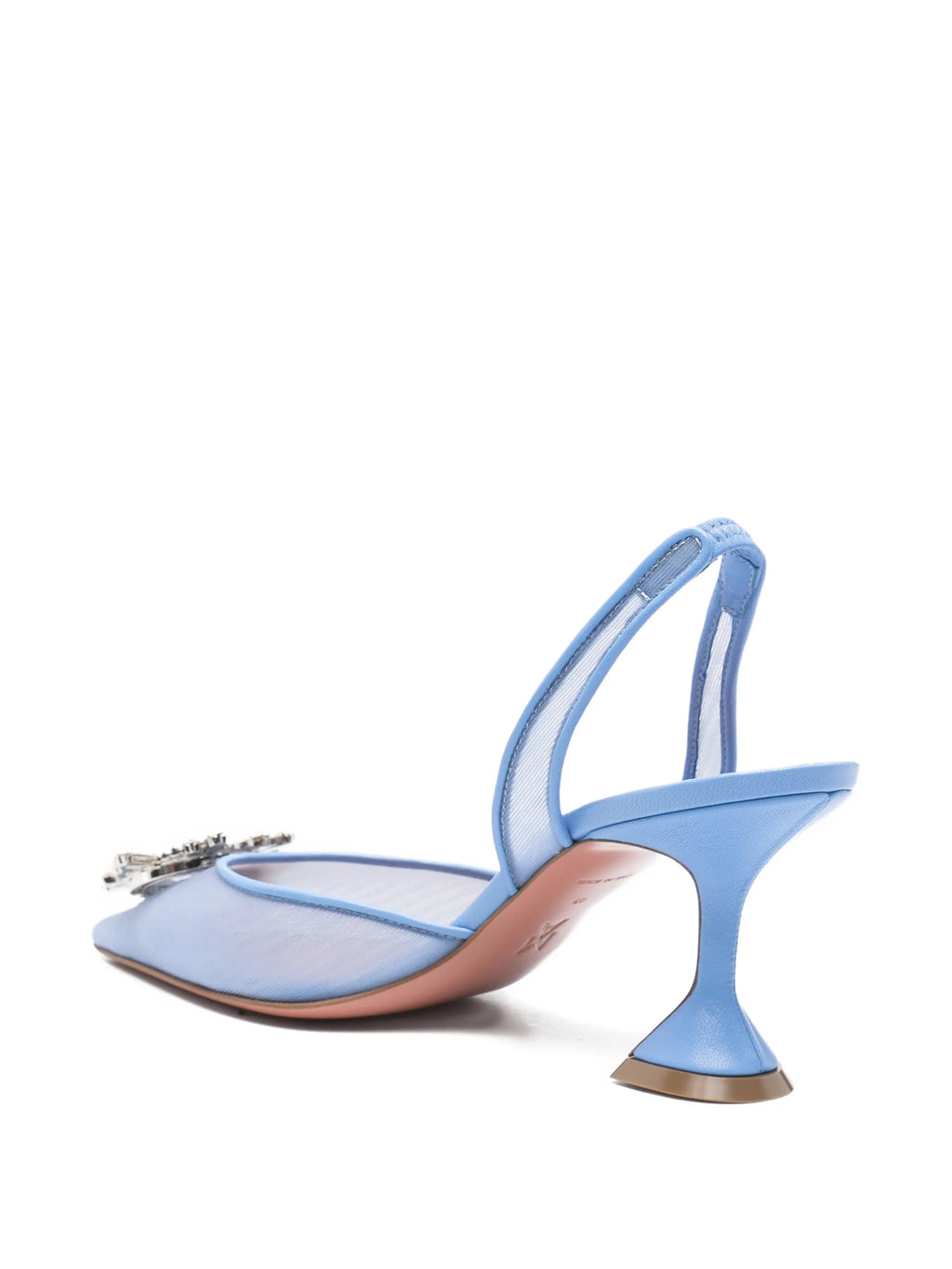 Amina Muaddi - Begum Mesh Slingback Pumps
