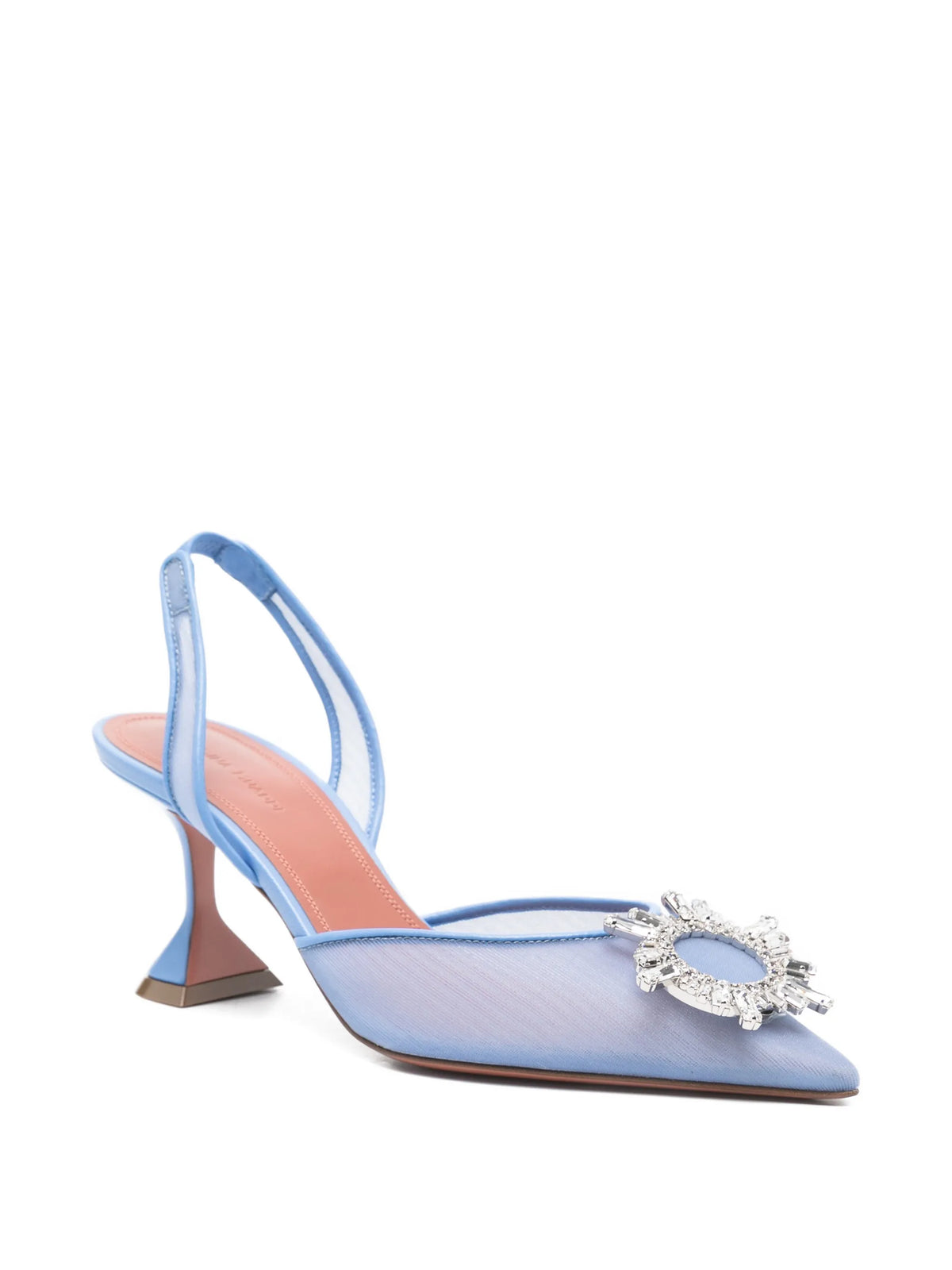 Amina Muaddi - Begum Mesh Slingback Pumps