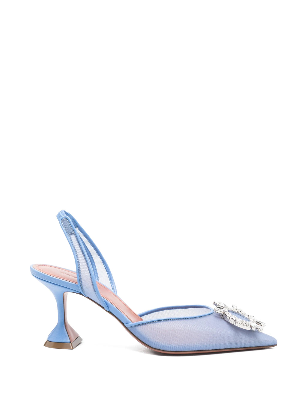Amina Muaddi - Begum Mesh Slingback Pumps