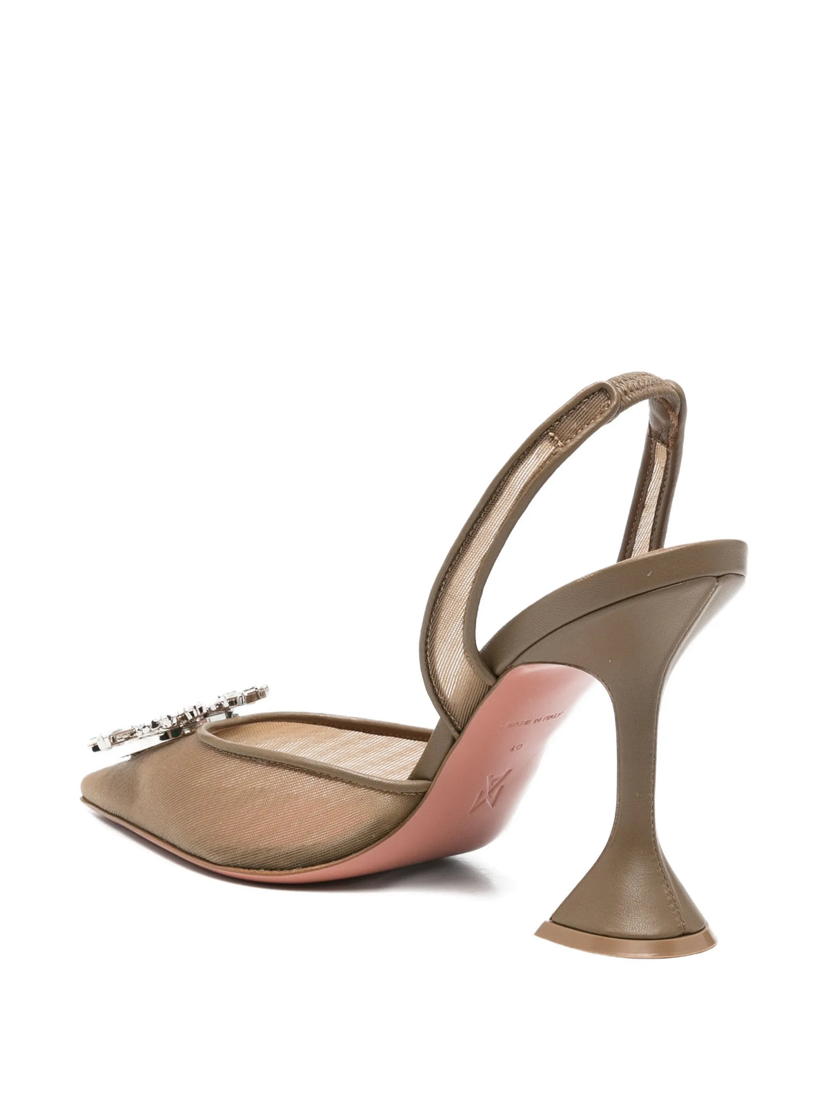 Amina Muaddi - Begum Embellishment Sling Pumps