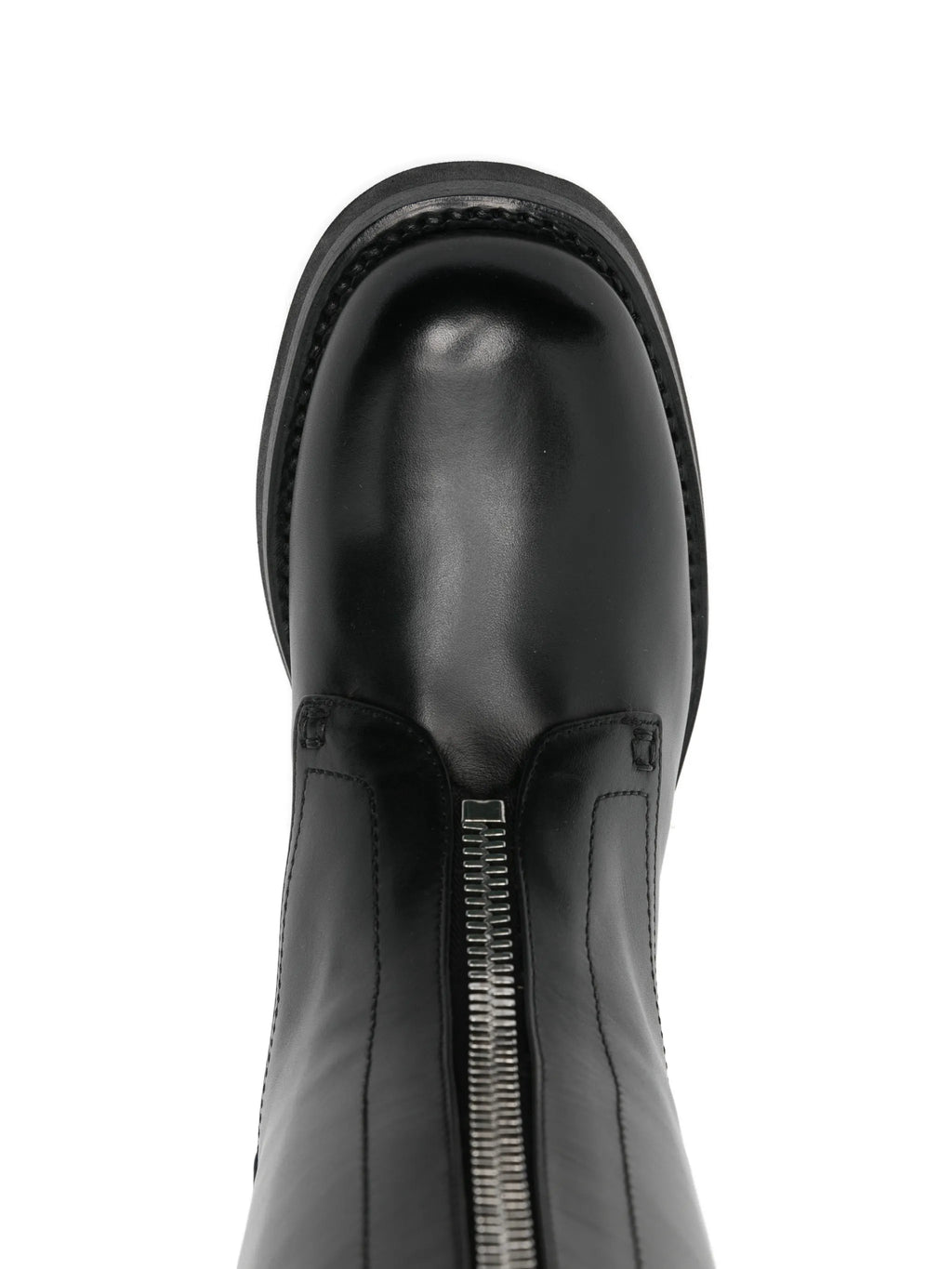Alexander McQueen - Countryside Buckle Leather Knee Boots
