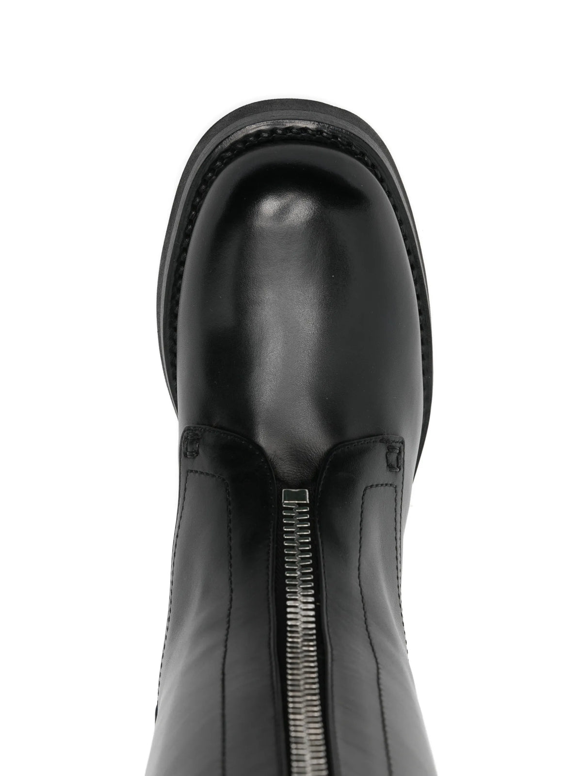 Alexander McQueen - Countryside Buckle Leather Knee Boots