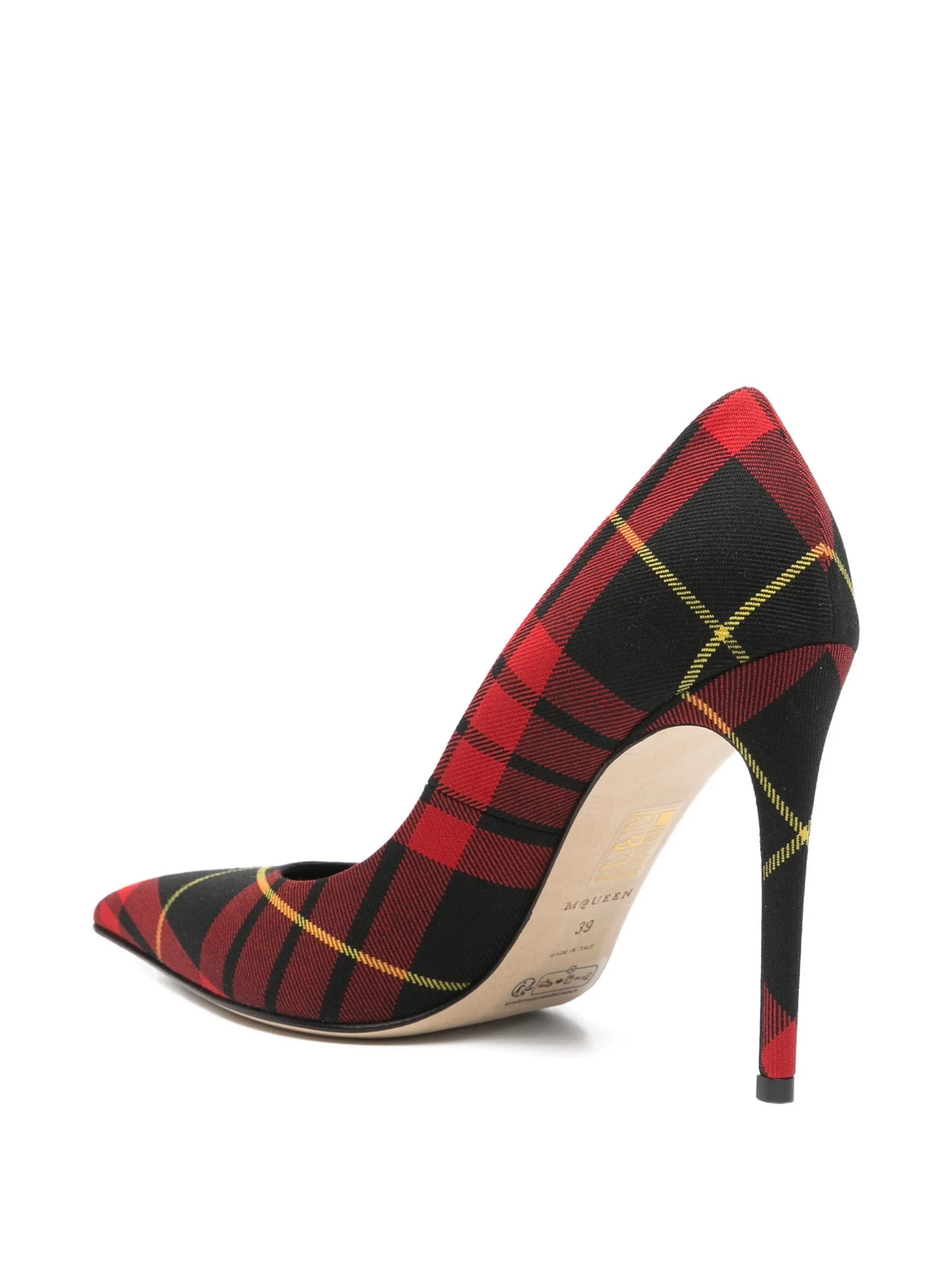 Alexander McQueen - Skull Tartan-pattern Heeled Pumps