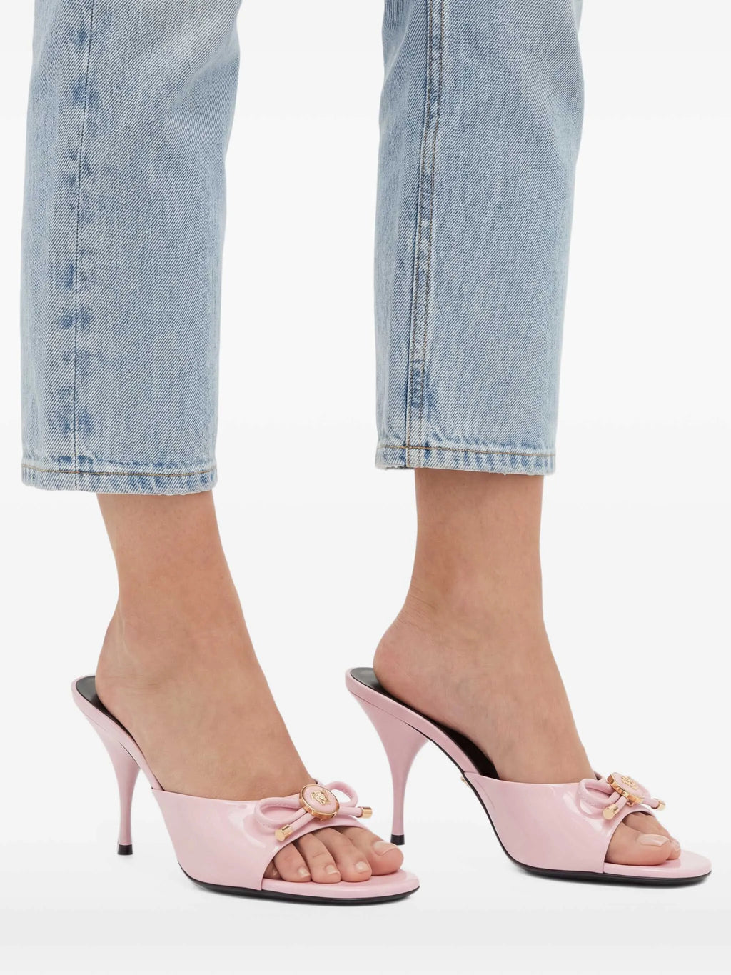 Versace - Opera Bow Patent Sandals