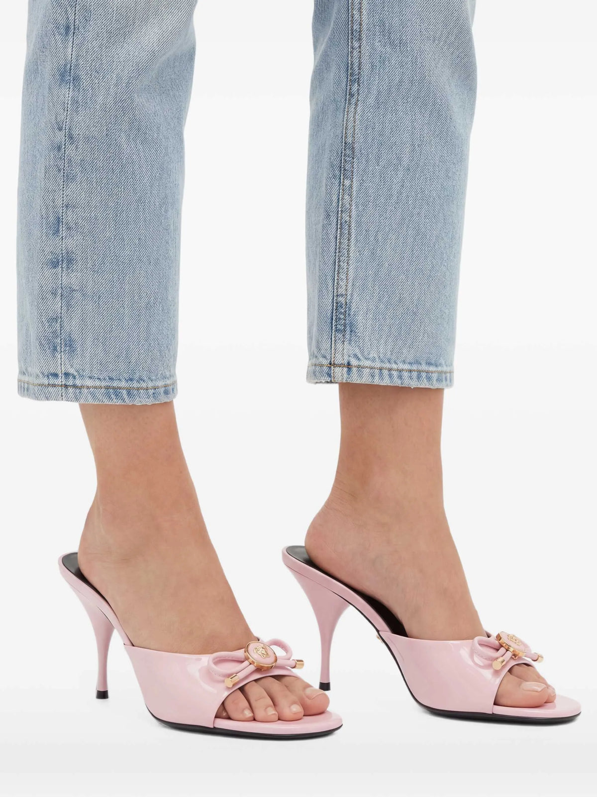 Versace - Opera Bow Patent Sandals