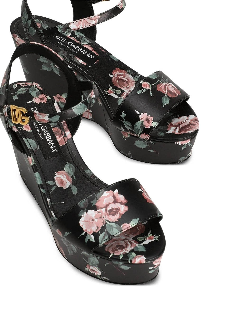 Dolce & Gabbana - Calfskin WeDGe Sandals