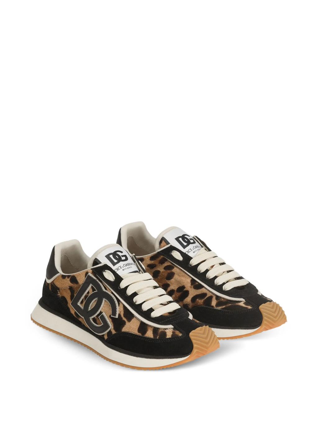 Dolce & Gabbana - Leopard-print DG Sneakers