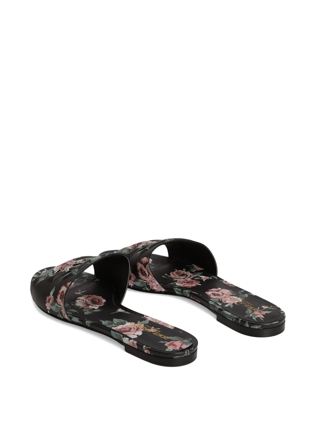 Dolce & Gabbana - Logo Floral Print Slides
