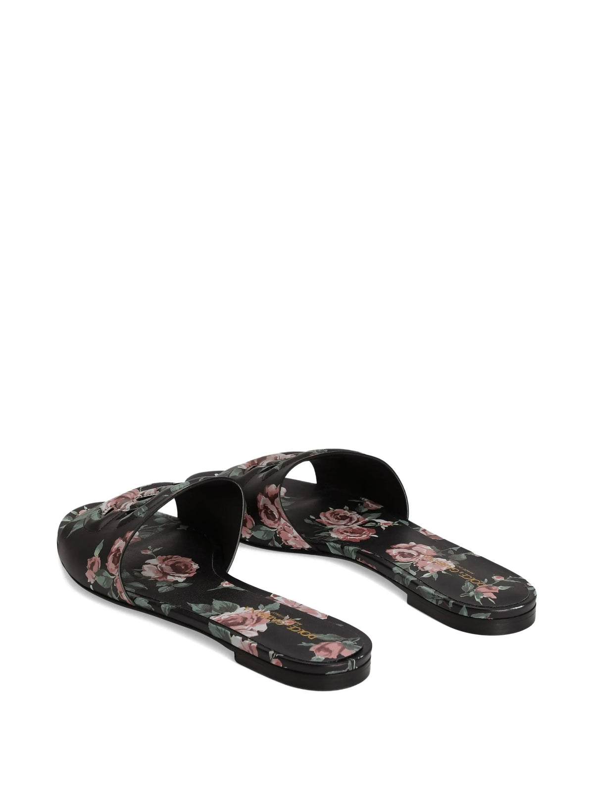 Dolce & Gabbana - Logo Floral Print Slides