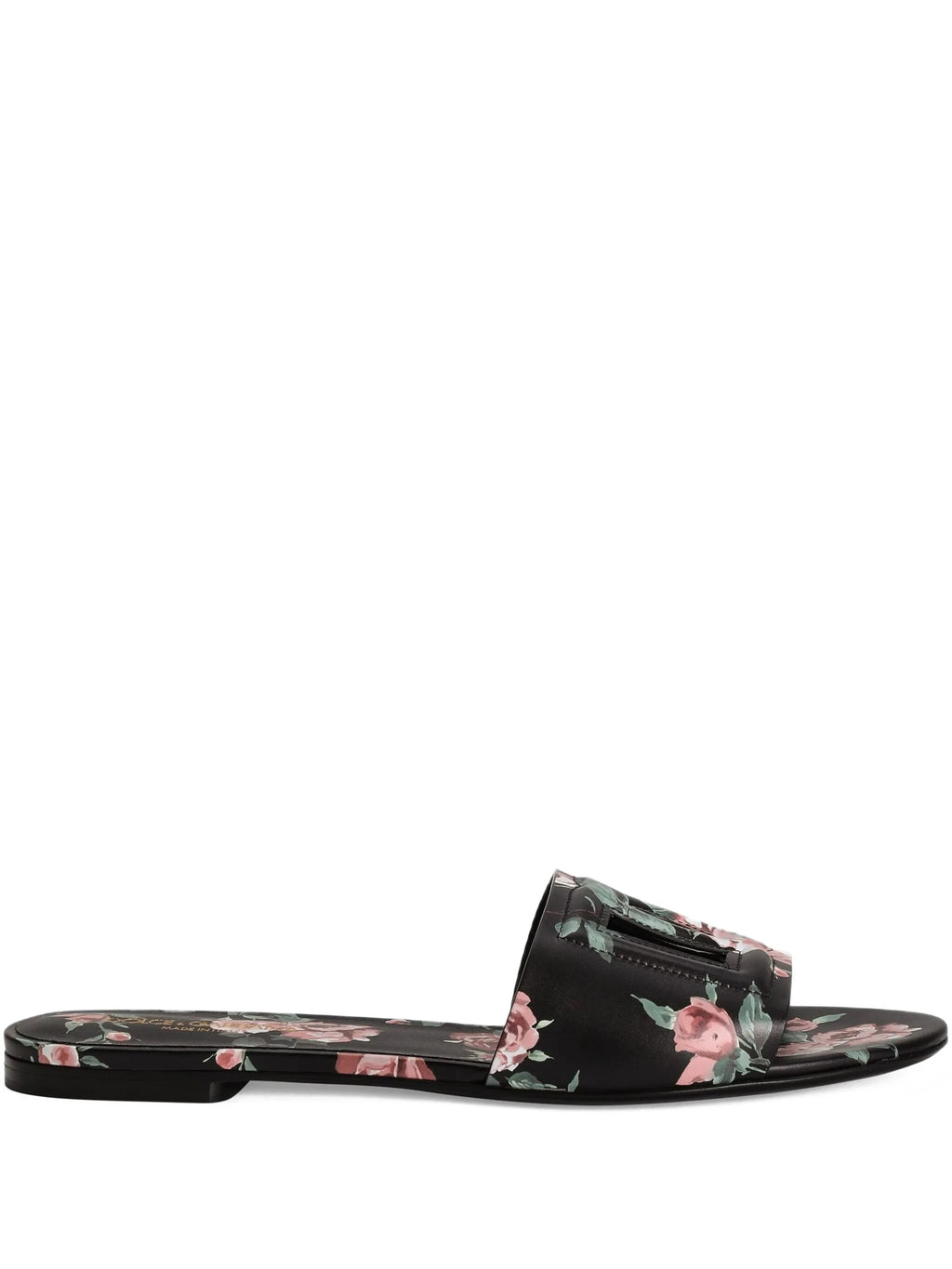 Dolce & Gabbana - Logo Floral Print Slides