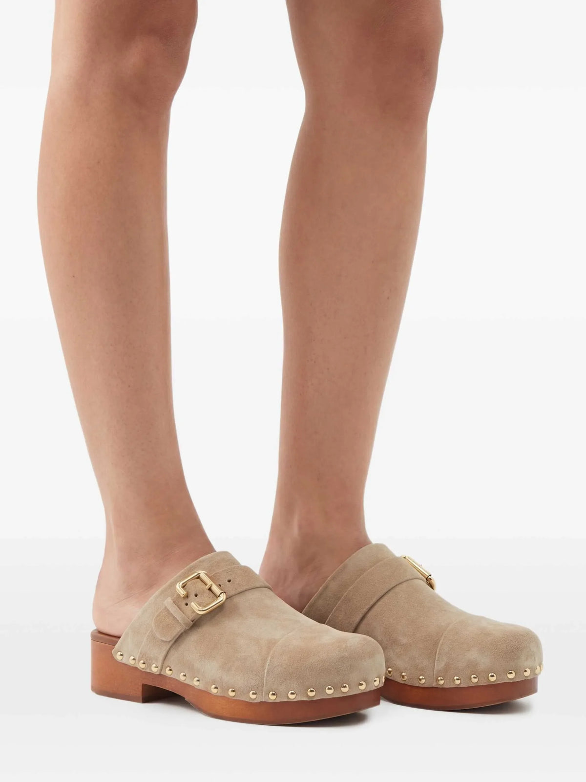 Chloé - Jeannette Studded-embellished Mules
