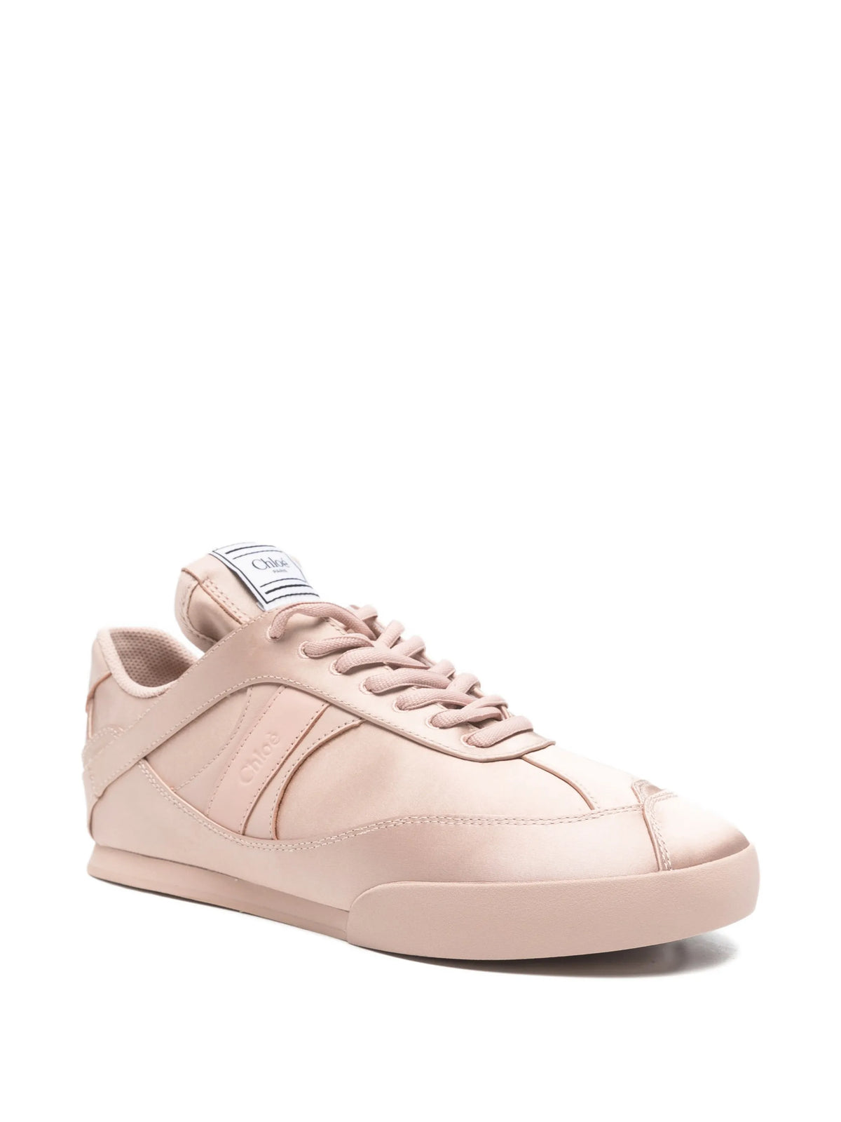 Chloé - Kick Satin Mid Top Trainers