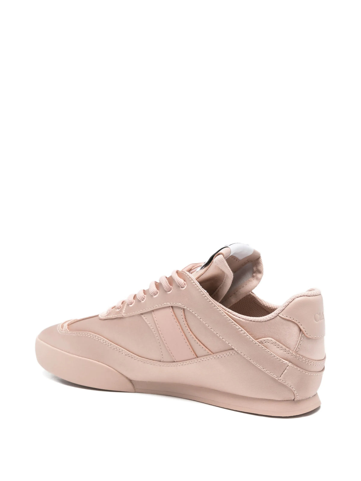 Chloé - Kick Satin Mid Top Trainers