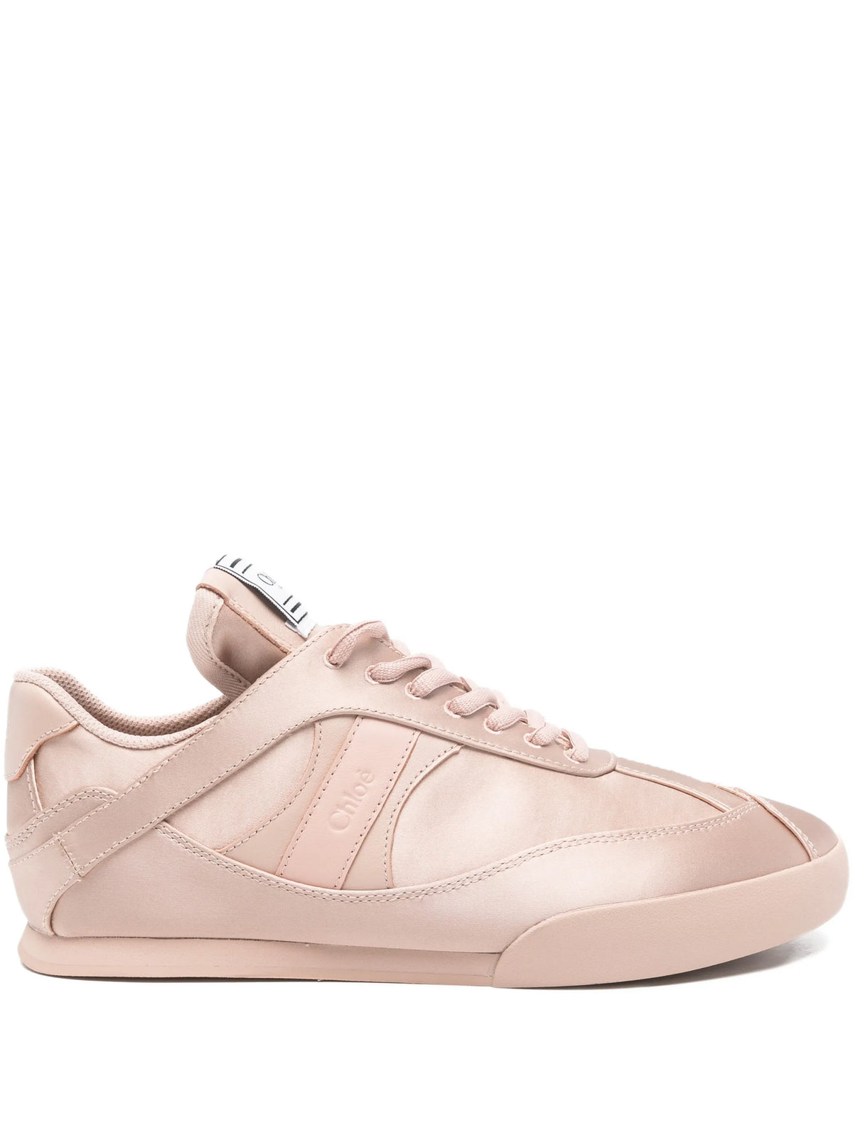 Chloé - Kick Satin Mid Top Trainers