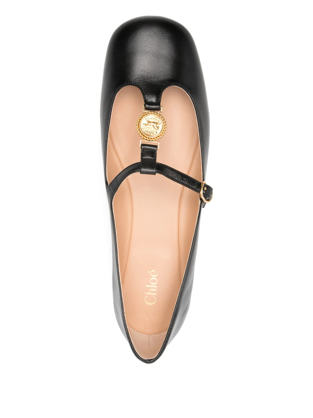 Chloé - Leonore Logo-medal Ballet Flats
