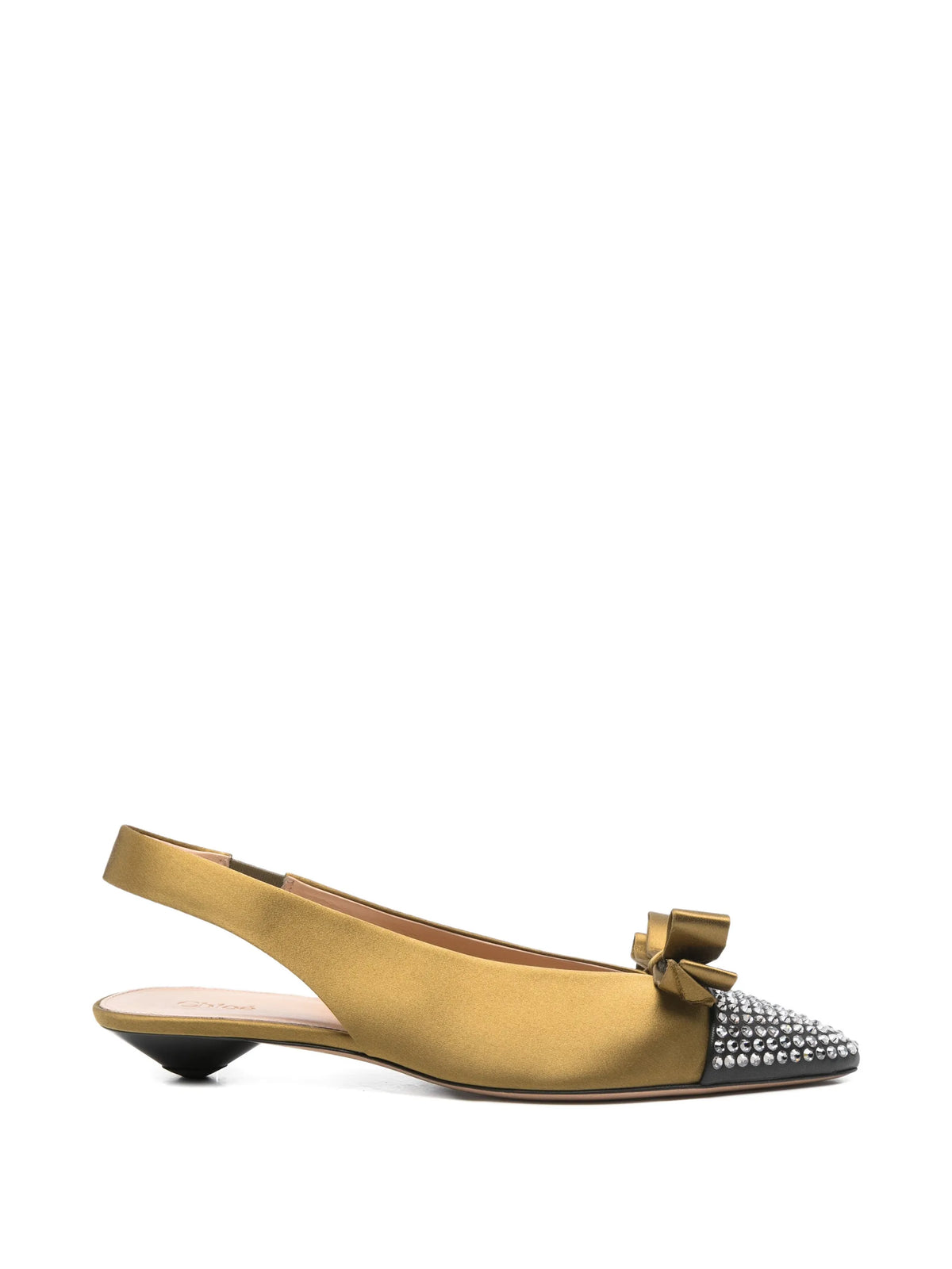 Chloé - Alba Bow-detail Pointed-toe Pumps