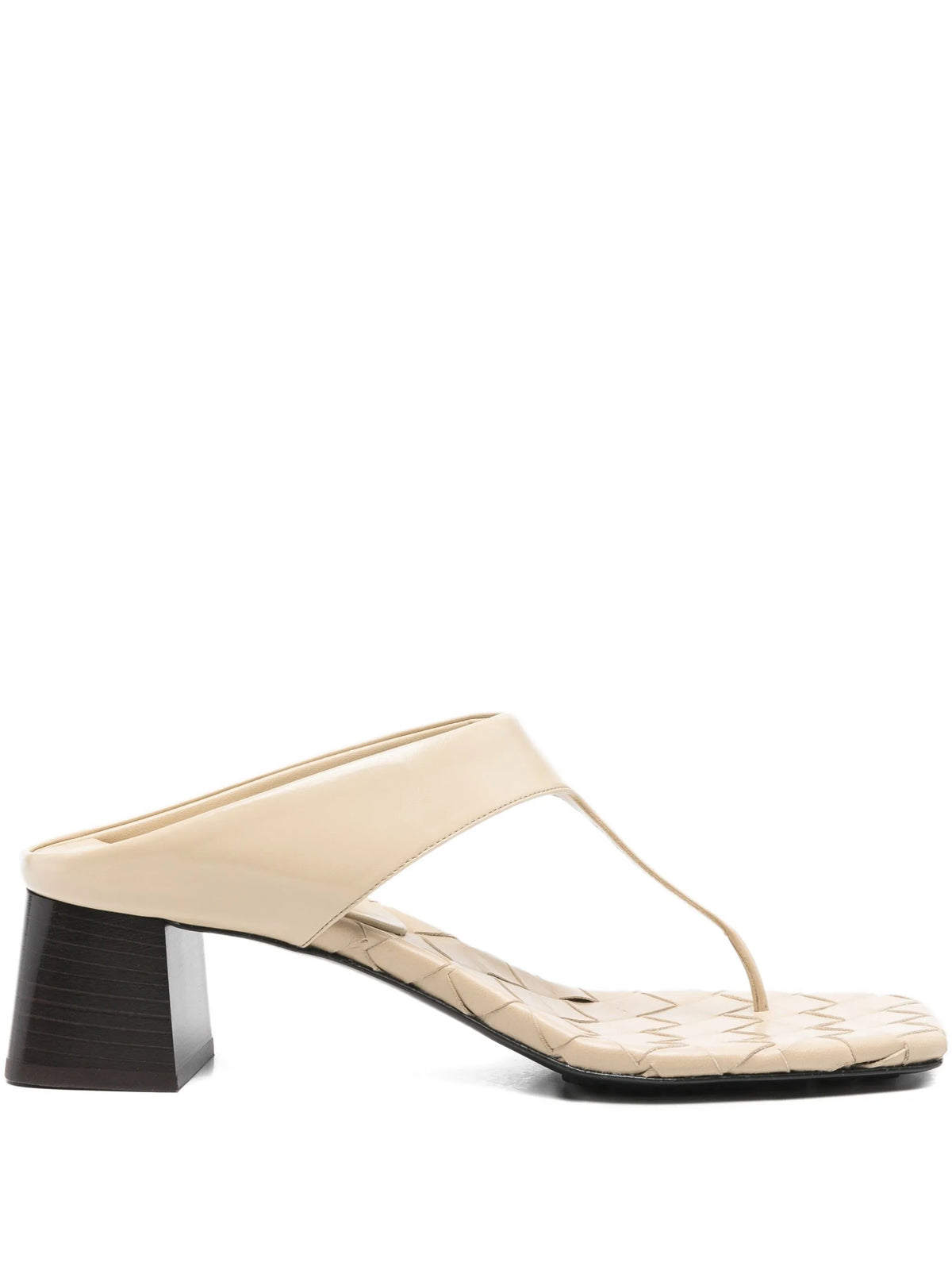Bottega Veneta - 45mm Marella Intrecciato Block-heel Sandals