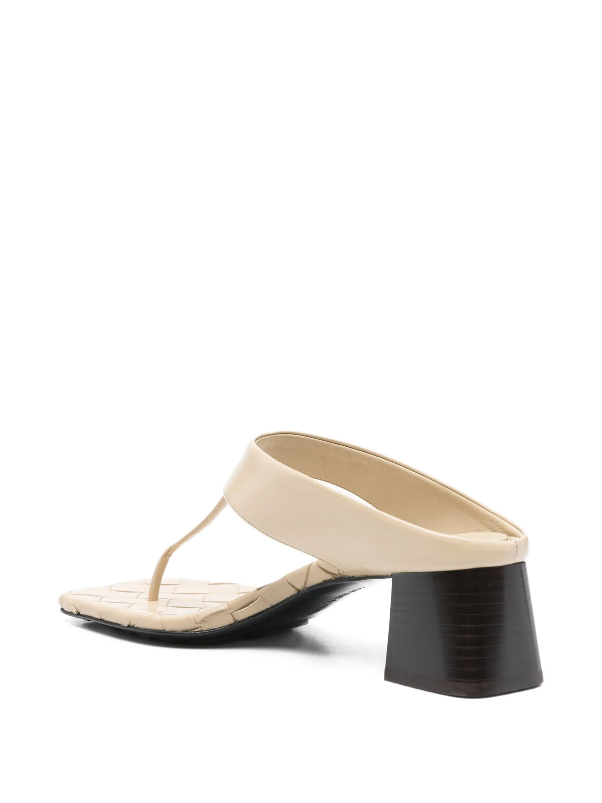 Bottega Veneta - 45mm Marella Intrecciato Block-heel Sandals