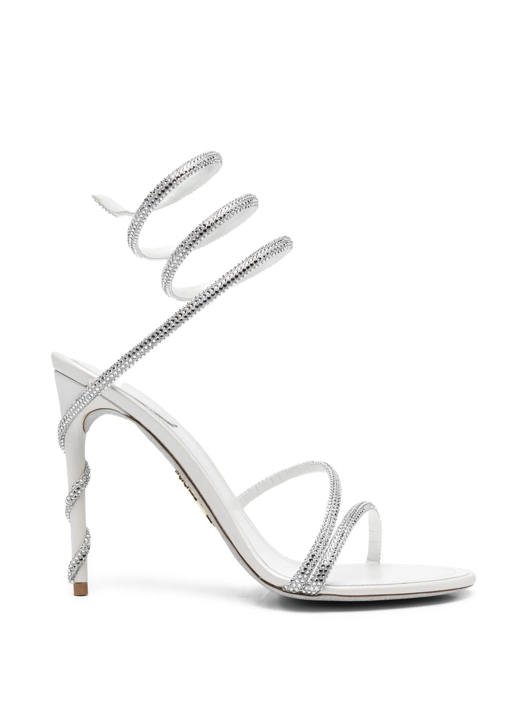 René Caovilla - Margot Embellished Satin Heeled Sandals