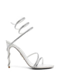 René Caovilla - Margot Embellished Satin Heeled Sandals