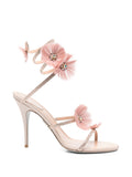 René Caovilla - Jolene Embellished-flowers Heeled Sandals