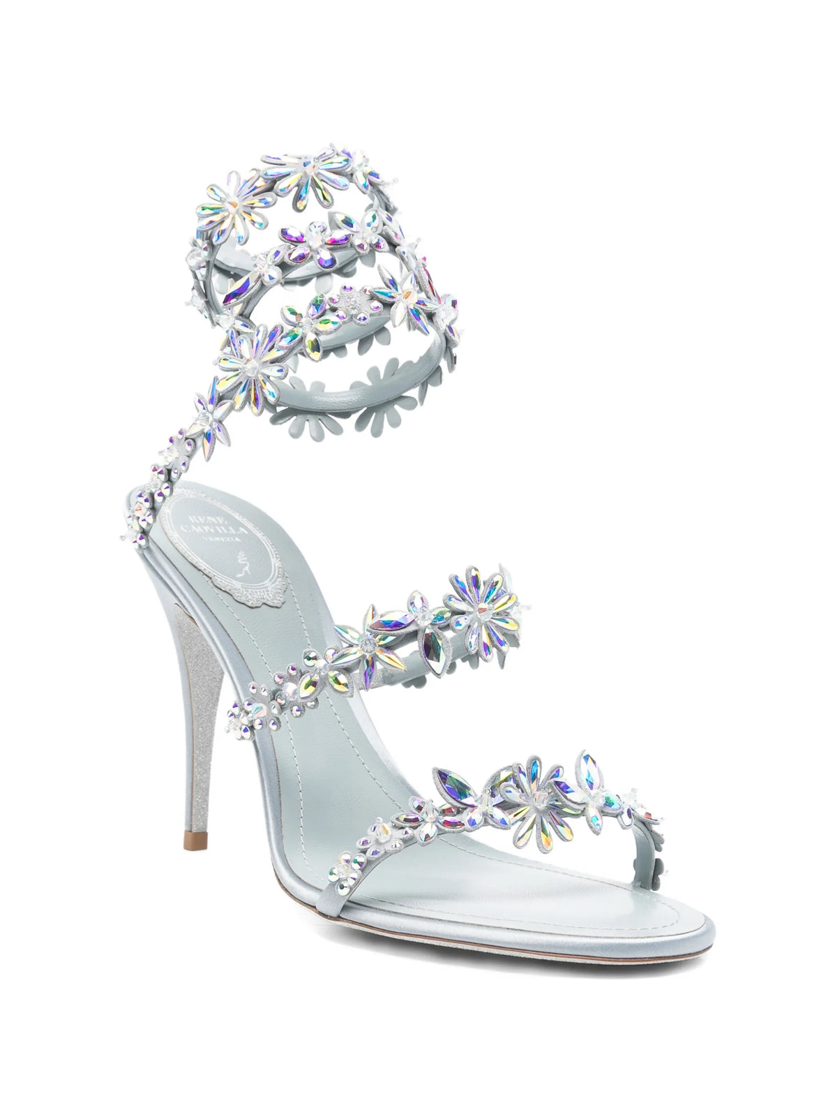 René Caovilla - Eva Embellished Heeled Sandals