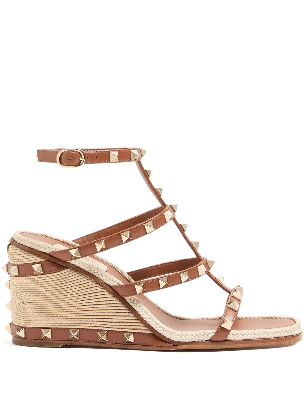 Valentino - Rockstud Wedge Sandals