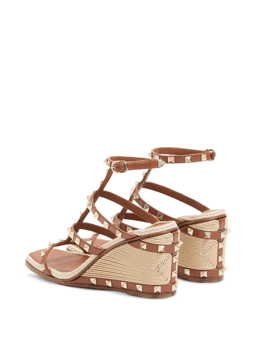 Valentino - Rockstud Wedge Sandals