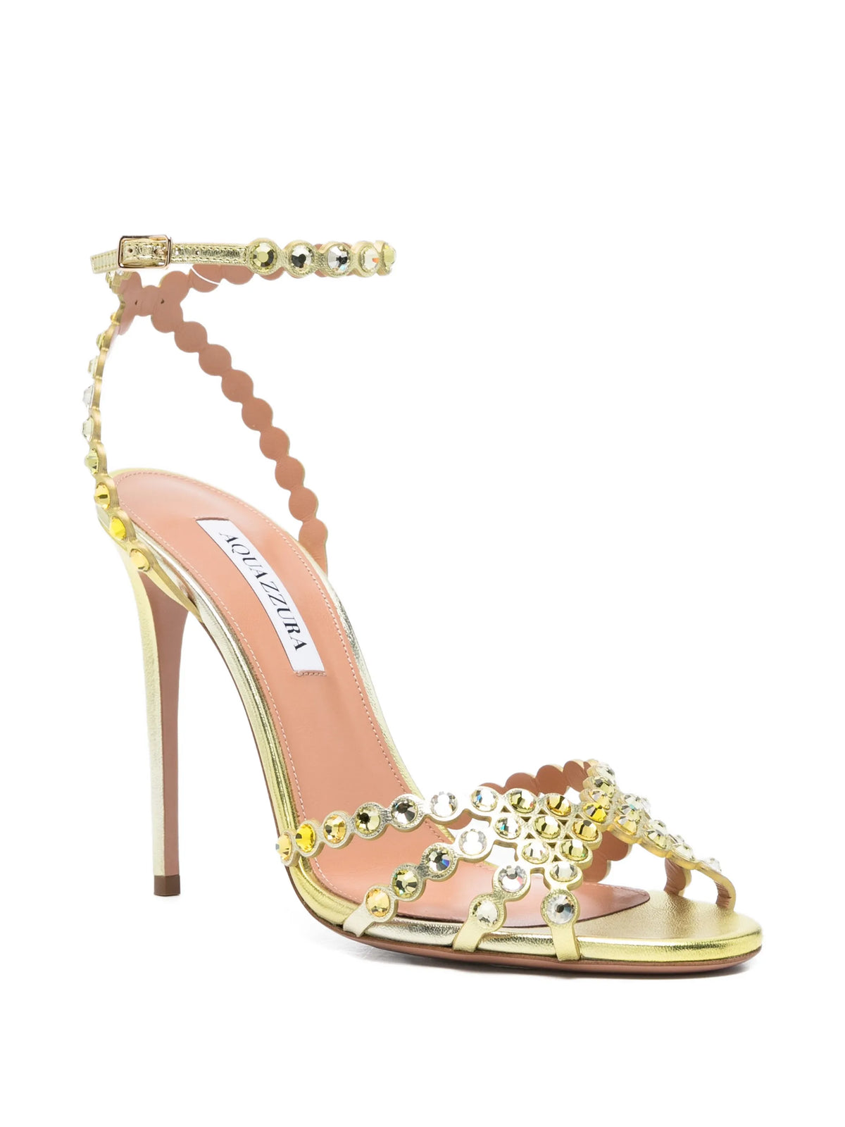 Aquazzura - Tequila Embellished Heeled Sandals