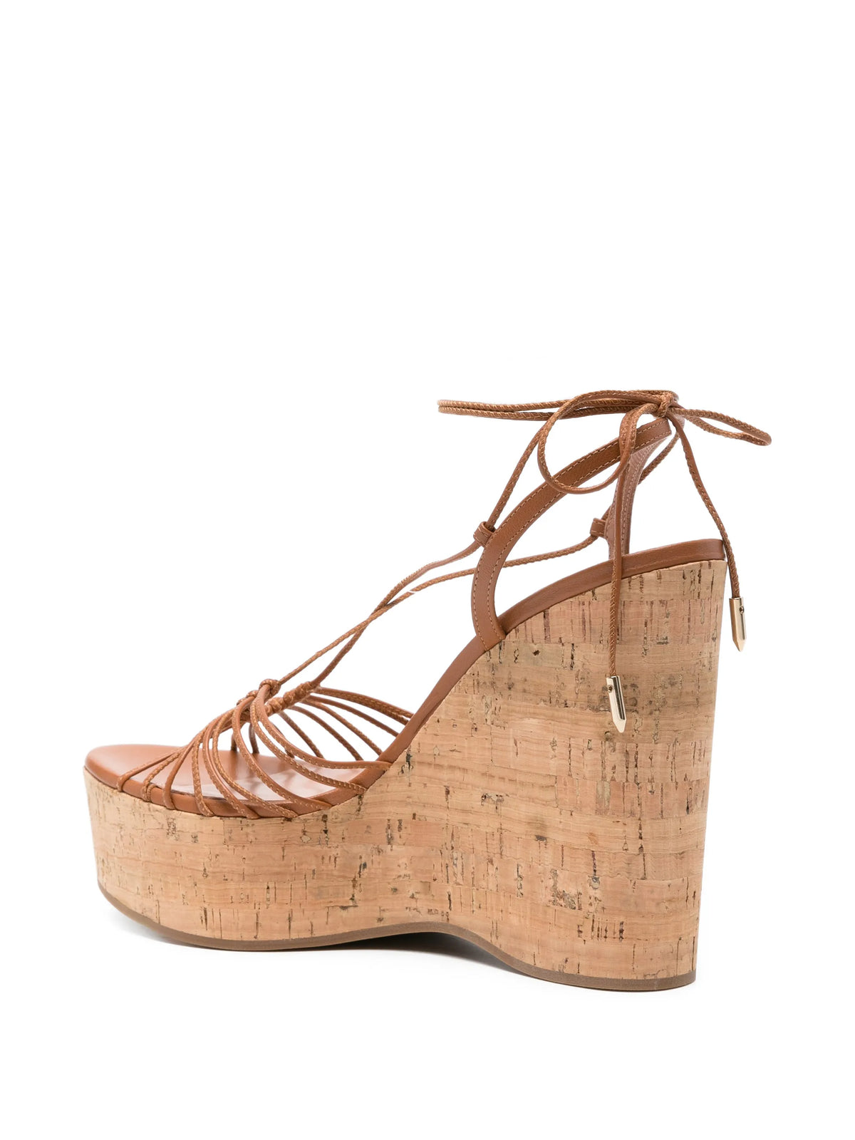 Aquazzura - Ritmo Lace-up Platform Sandals