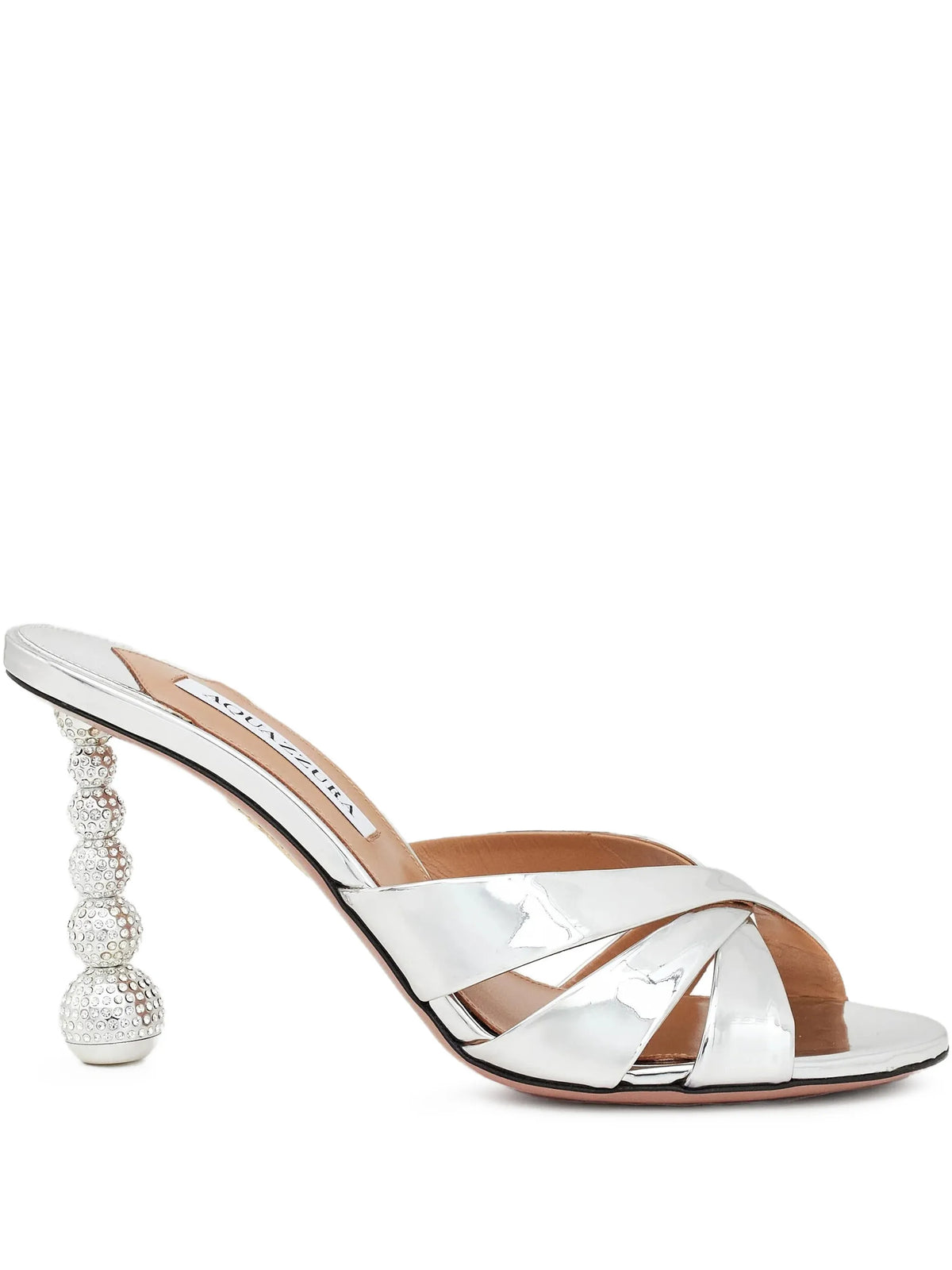 Aquazzura - Yes Baby Crystal-embellished Heeled Sandals