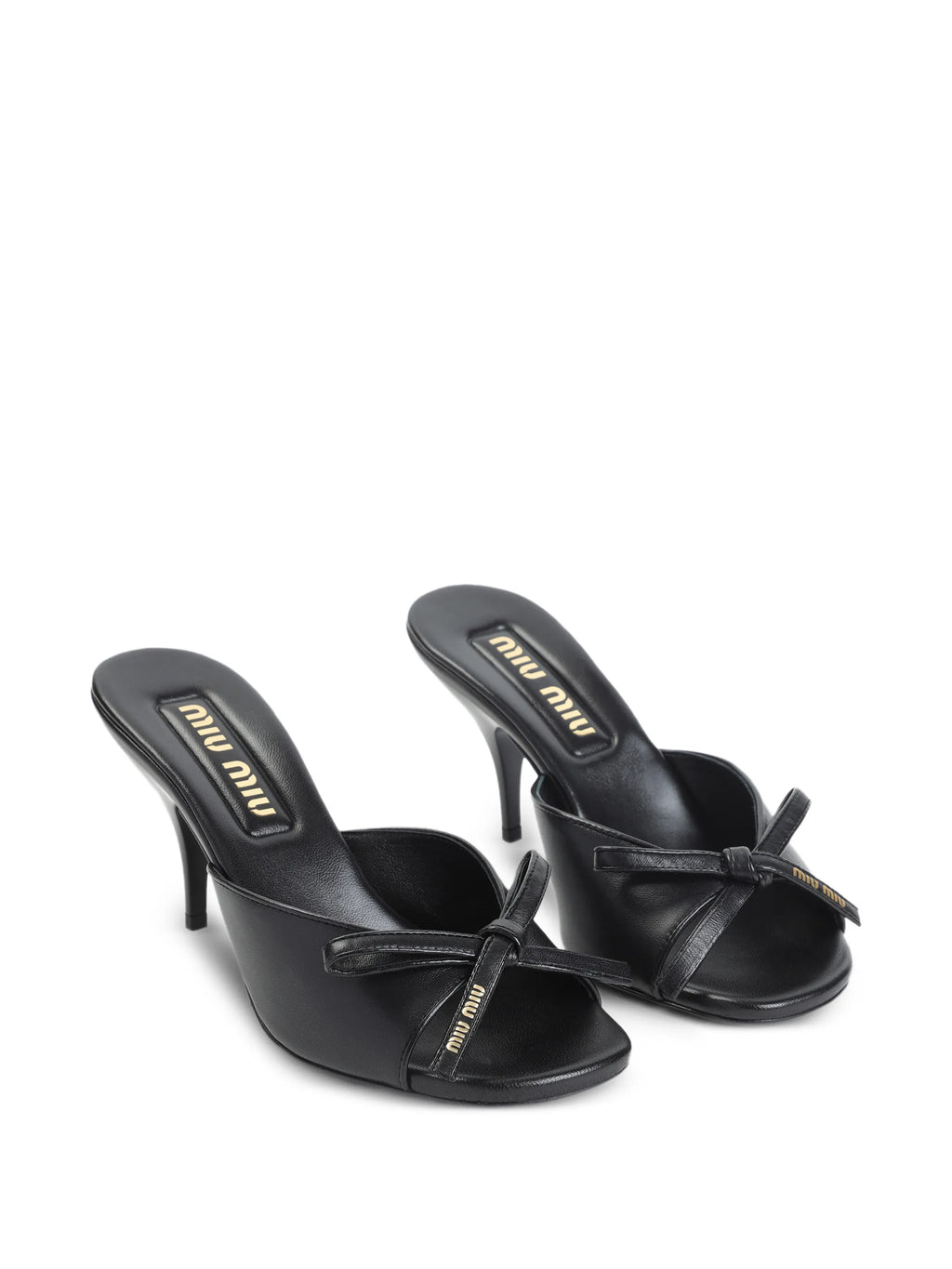 Miu Miu - Leather Heeled Sandals