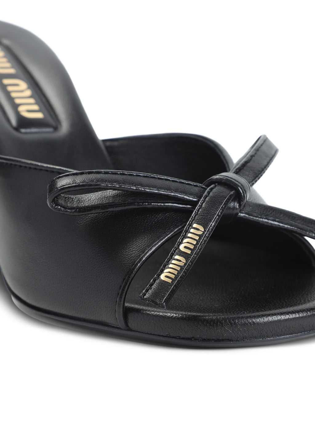 Miu Miu - Leather Heeled Sandals