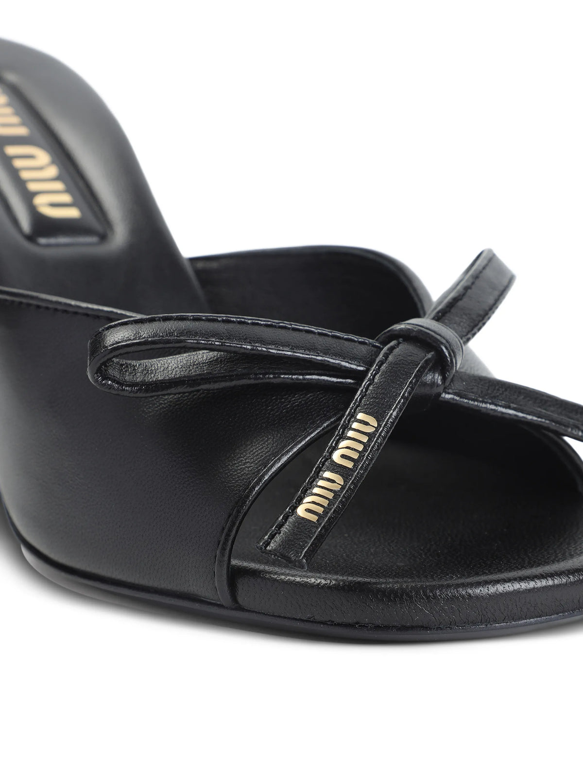 Miu Miu - Leather Heeled Sandals