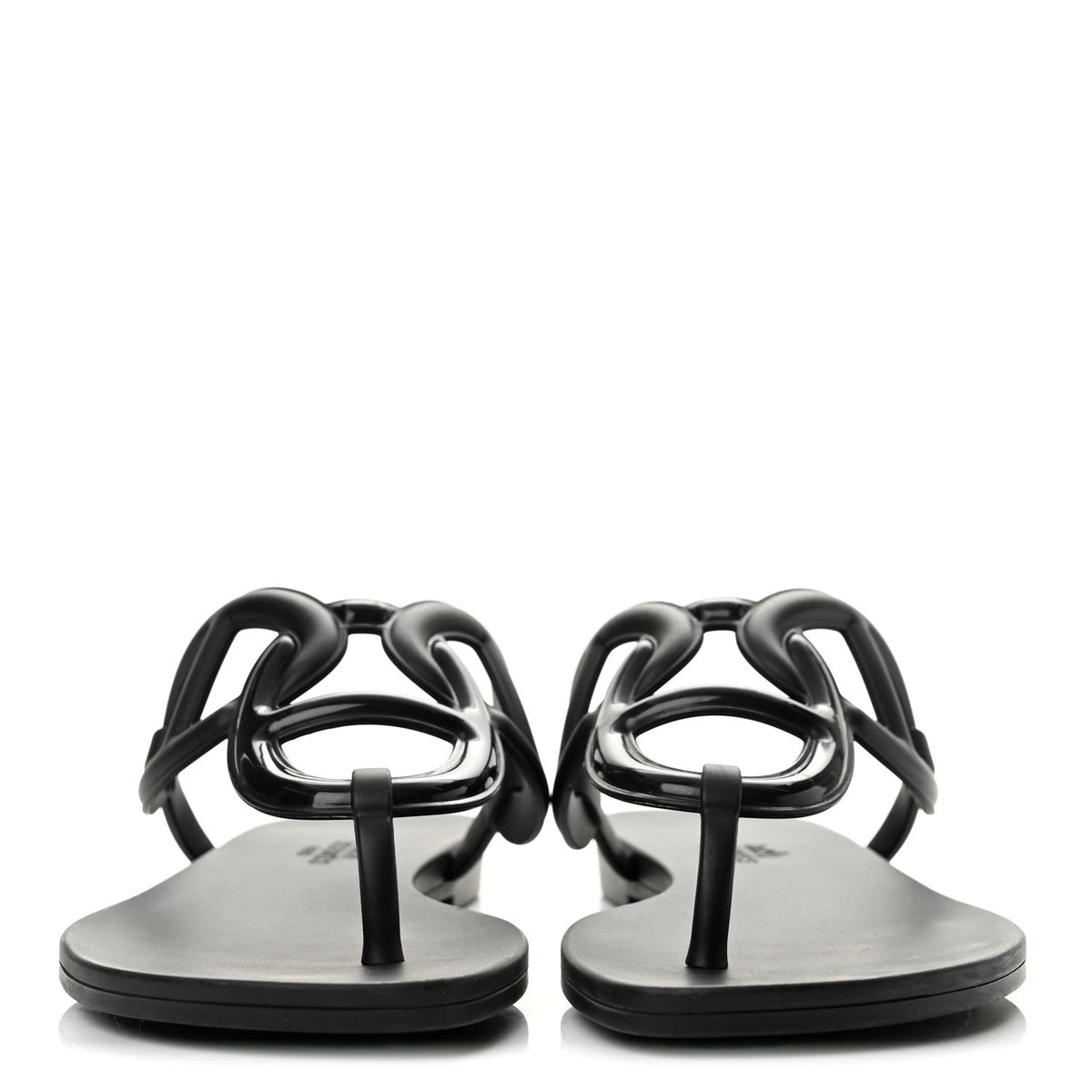 Hermès - Rubber Egerie Sandals