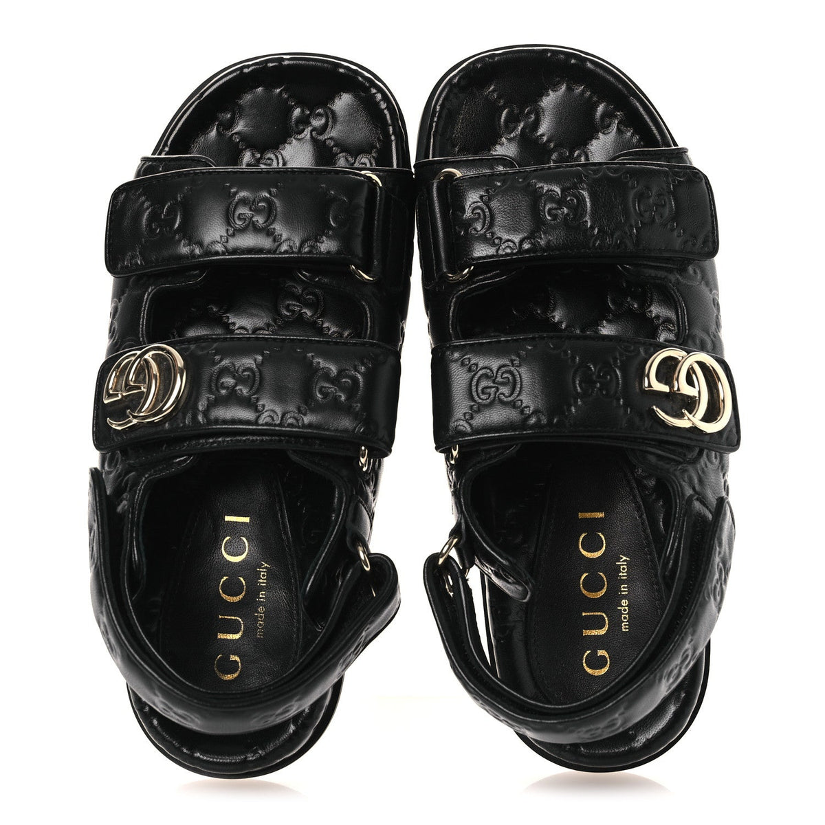 Gucci - Guccissima GG Embossed Sandals